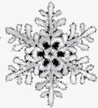 雪花图案免抠