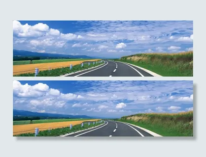 田野高速公路背景高清 田野高速公路背景高清