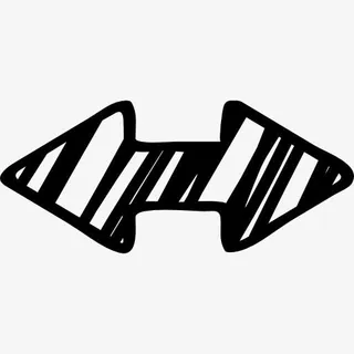 画双箭头指向右图标免抠