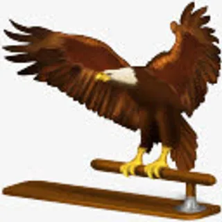 老雷鸟动物鸟鹰旧学校免抠