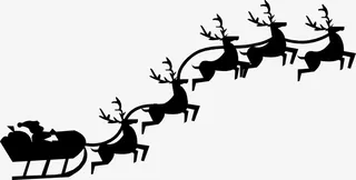 圣诞麋鹿免抠