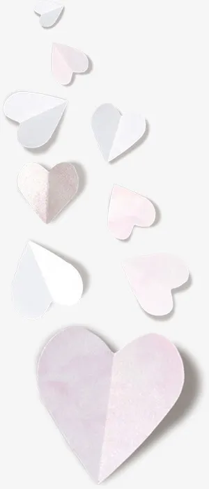 飘心素材图片免抠