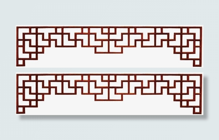 古代雕花窗户免抠