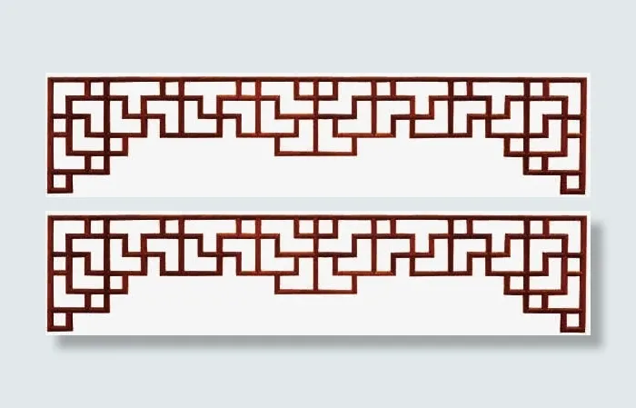 古代雕花窗户免抠