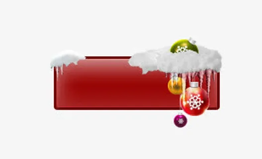 圣诞立体装饰底图免抠