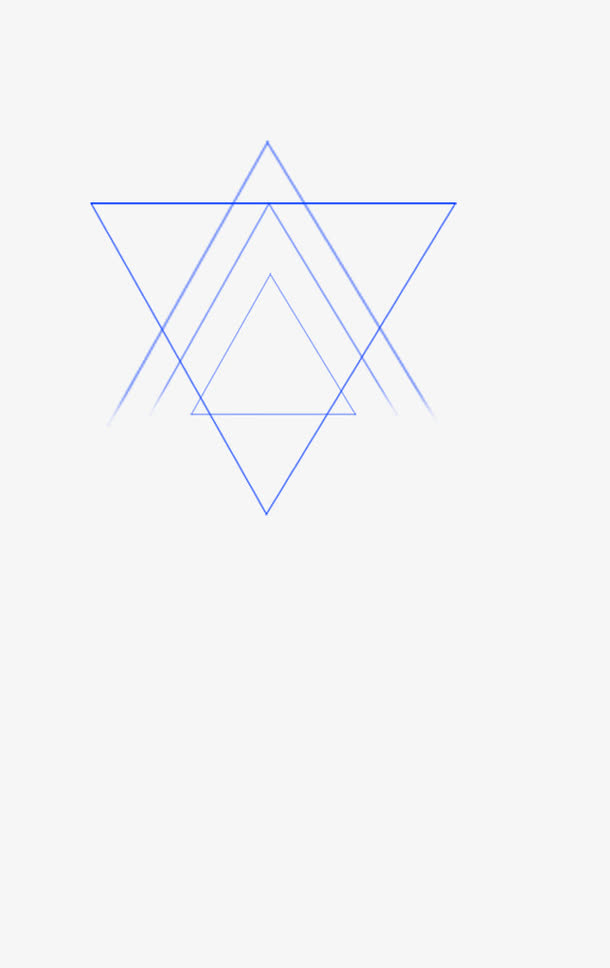 科技感三角形装饰素材免抠