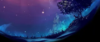 手绘梦幻城堡高清