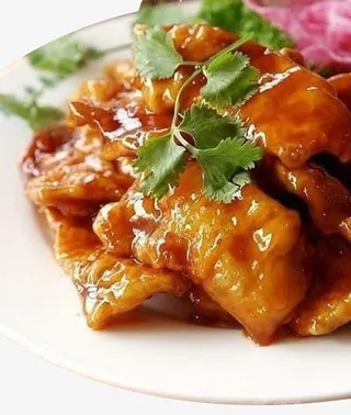 中餐美食锅包肉免抠