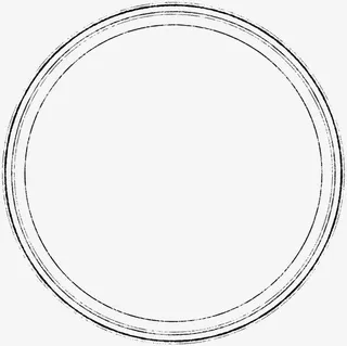 朋克暗黑几何水墨圆形效果免抠