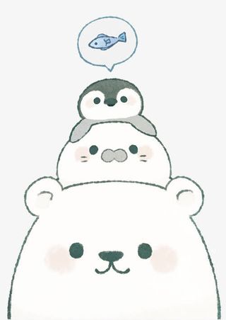 熊海豹企鹅免抠