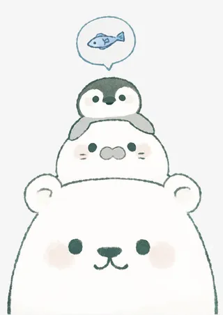 熊海豹企鹅免抠