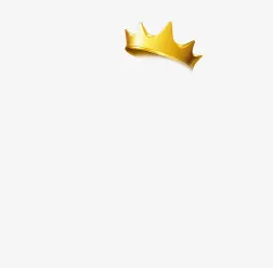 金色皇冠天猫海报免抠
