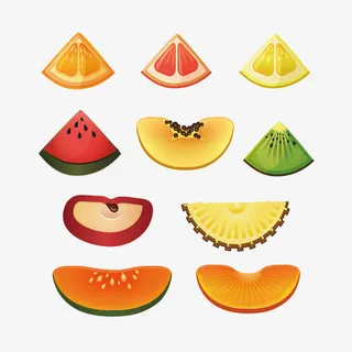矢量水果免抠