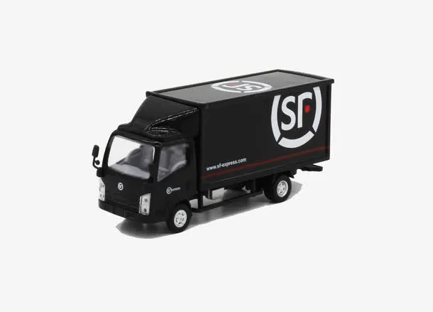 顺丰快递厢车免抠