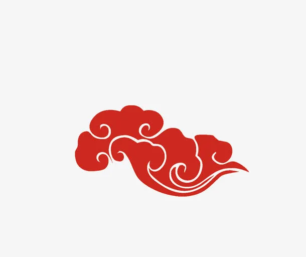 唯美中国风祥云免抠