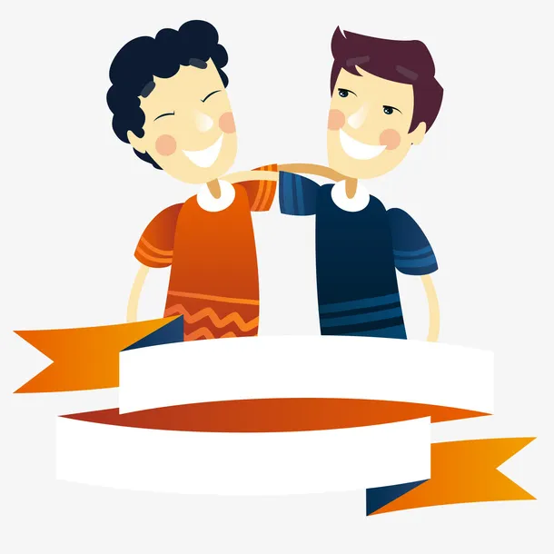 卡通哥俩好免抠