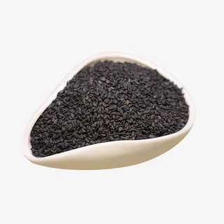 一碟黑芝麻素材设计免抠