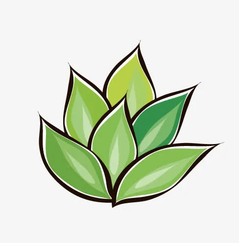 卡通 彩绘 植物 花卉 树木免抠