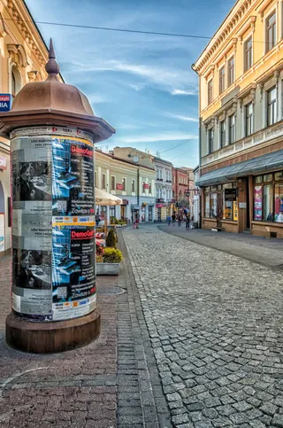 欧洲城镇街景建筑免抠