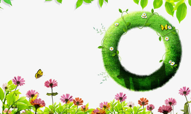 春天海报素材背景