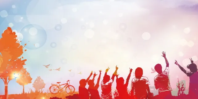 毕业季青春不散场背景模板高清