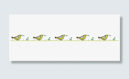 小鸟分割线免抠