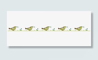 小鸟分割线免抠