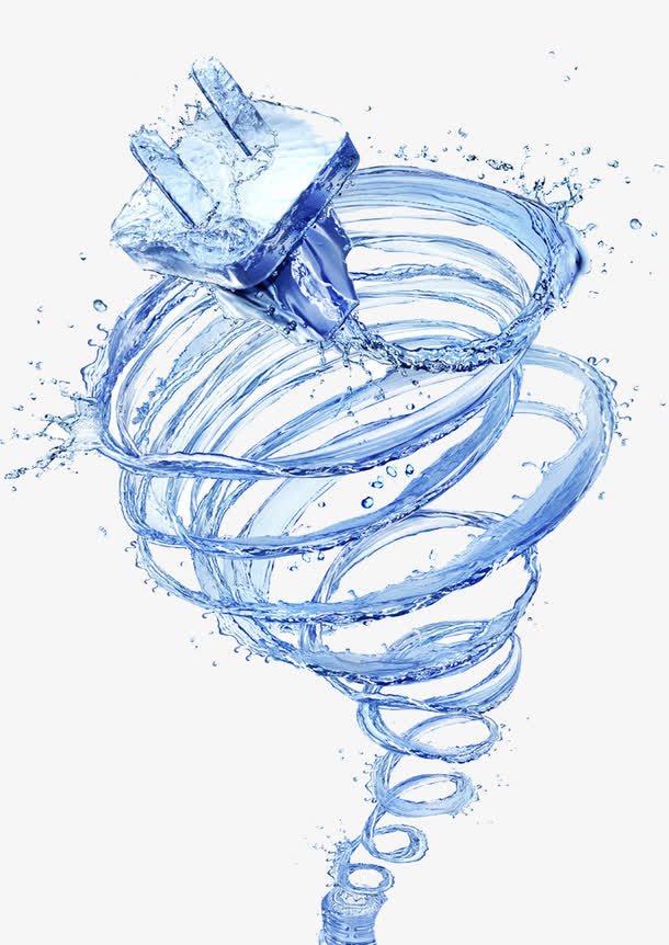 水花插座元素免抠