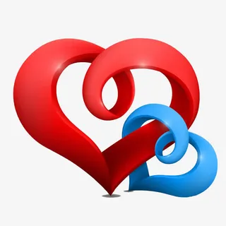 心心相连换位思考免抠