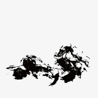 黑色抽象墨迹免抠