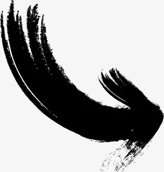 弯曲箭头矢量图免抠