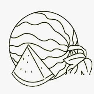 西瓜简笔画免抠