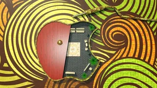 苹果元素背景高清