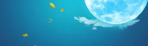 中秋节banner创意设计