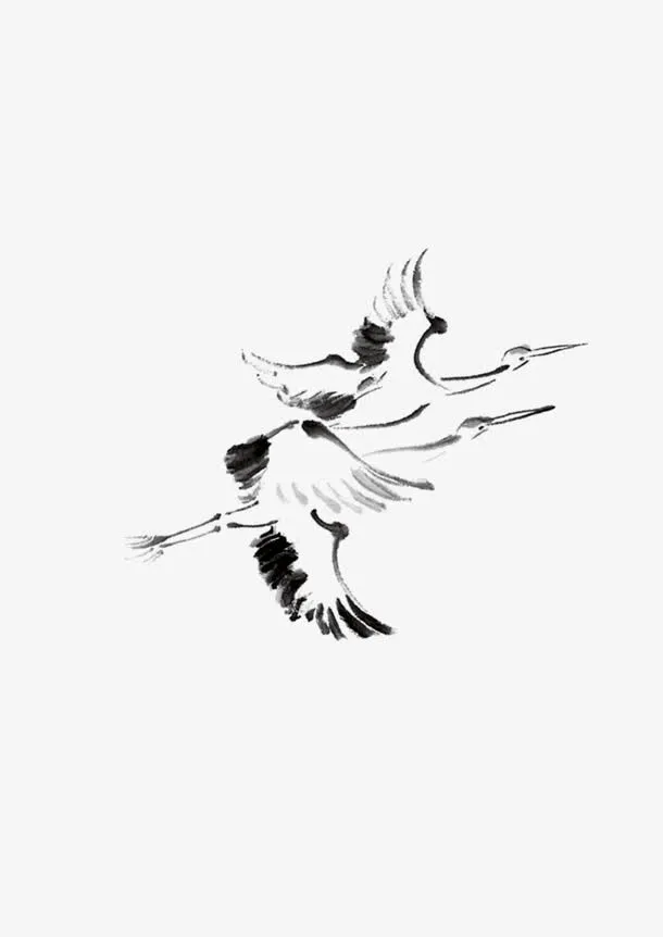 丹顶鹤免抠