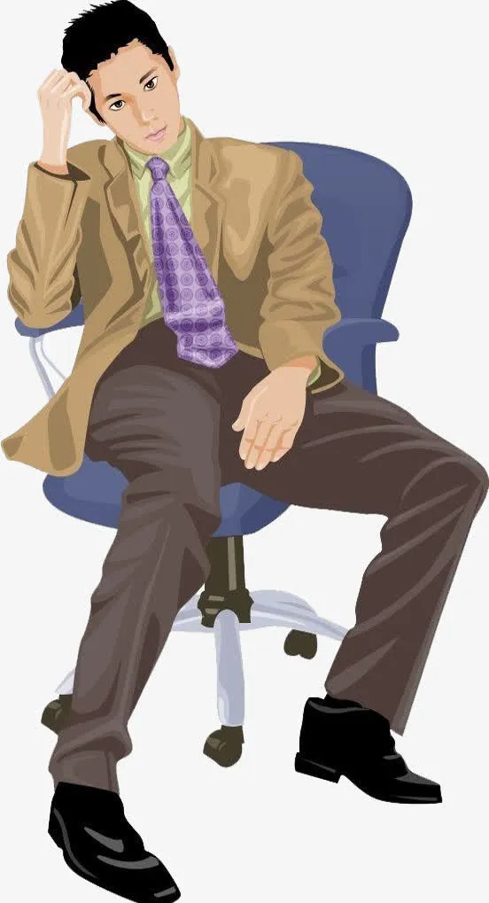 老总思考免抠