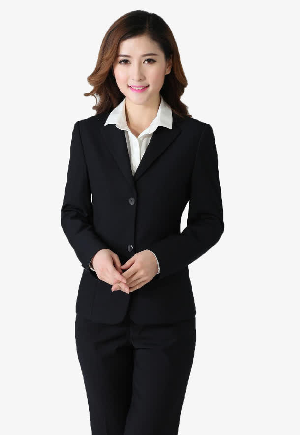西装白领女免抠