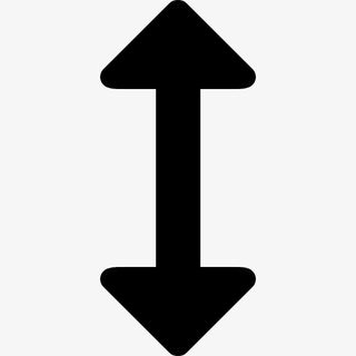 垂直双箭头图标免抠