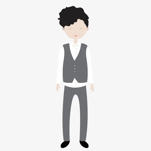 小西装衬衫男孩高富帅免抠
