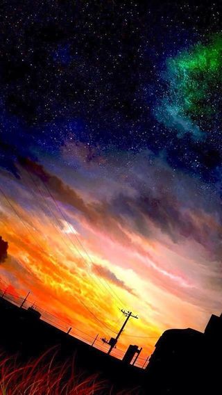 宇宙银河星空幸运光效高清免抠