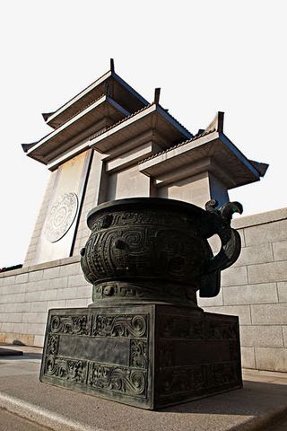 帝王陵建筑素材免抠