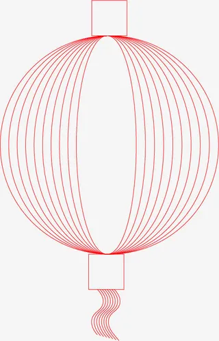 夜晚的大灯笼免抠