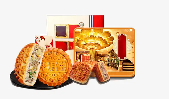 月饼 饼 月 礼盒免抠