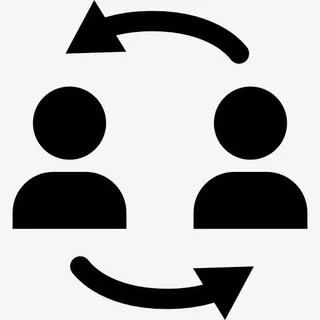 商人交流图标免抠