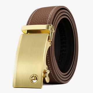 时尚商务头层牛皮皮带免抠