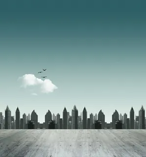 伤感城市背景素材高清