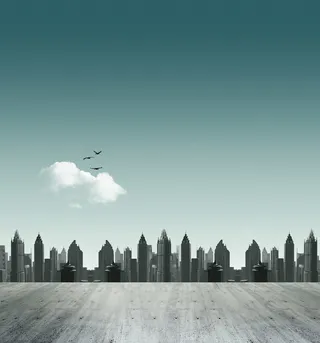 伤感城市背景素材高清