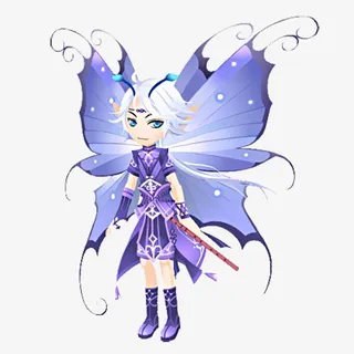 卡通蝴蝶仙子免抠