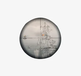 高瞄准狙击镜免抠