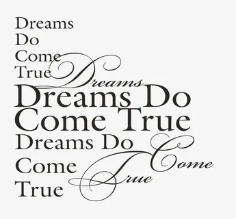 文字排版英文  实现梦想免抠